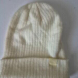 Calia Hat Beanie Mens One Size‎ Tan Light Yellow Knit Winter Pull On Warm